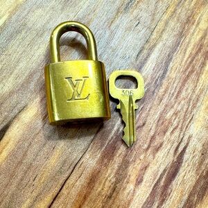Louis Vuitton Lock and Key Authentic #306